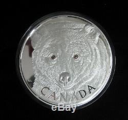 2016 Canada In the Eyes of the Spirit Bear $250 Kilo Fine Silver Coin