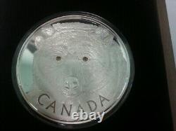 2016 Canada In the Eyes of the Spirit Bear $250 Kilo Fine Silver Coin