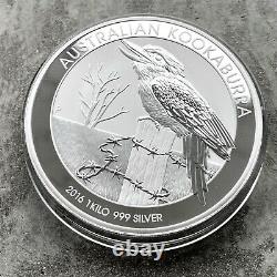 2016 Kookaburra Australia Kilo coin 32.15 oz. 999 Silver