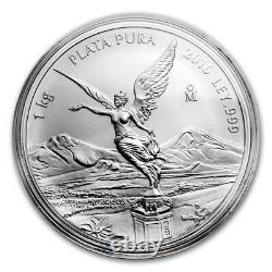 2016 Mexico 1 kilo Silver Libertad BU (In Capsule)