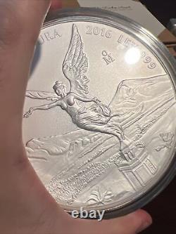 2016 Mexico 1 kilo Silver Libertad BU (In Capsule) Looks Perfect