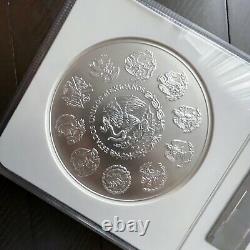 2016 Mo Mexico 1 Kilo. 999 Fine Silver Libertad Coin NGC MS70