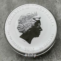 2016 Year of the Monkey Australia Kilo coin 32.15 oz. 999 Silver