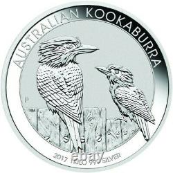 2017.999 Silver Australian 1 kilo Kookaburra giant coin
