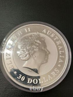 2017 Australia $30 Kookaburra 1 Kilo. 999 Fine Silver Coin