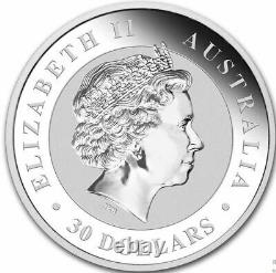 2017 Australia $30 Kookaburra 1 Kilo. 999 Fine Silver Coin