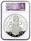 2017 Britain 1 Kilo Silver Queen's Beasts Unicorn £500 Ngc Pf69 Uc Er Sku48255