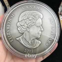 2017 Canada 1 KILO $250 Coin Collection. 999 Fine Silver Coin with BOX & COA RARE