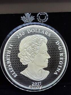 2017 Canada 1 Kilo (Kg) Silver Coin In The Eyes Of The Timberwolf Only 400 Made