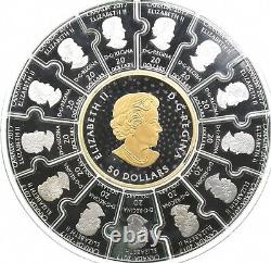 2017 Canada Puzzle Coin Silver 13 Provincial/Territory Heraldic 1/2 Kilo 2007