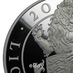 2017 GB Proof 1 kilo Silver Queen's Beasts Lion (Abrasions) SKU#200931