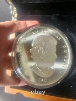 2017 IN THE EYES OF THE TIMBER WOLF Kilo Silver Proof Coin $250 Canada RCM #76