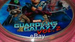 2017 Marvel Guardians Of The Galaxy 1 Kilo Silver Coin Full Color