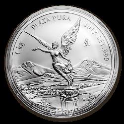 2017 Mexico 1 kilo Silver Libertad BU (In Capsule) SKU#103078