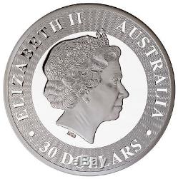 2017-P Australia 1 Kilo Silver Kangaroo Proof $30 Coin In OGP SKU48294