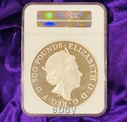 2017 Queen's Beasts Kilo silver proof NGC PF69 UC The Lion Of England