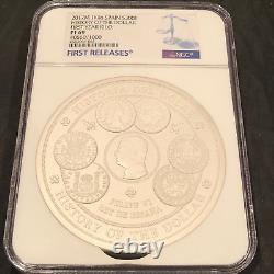 2017 Spain 1 Kilo History Of The Dollar First Release Pf69 Ngc Coa Disp Box #2m