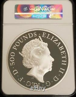 2018 Great Britain 1 Kilo Silver Britannia £500 Coin NGC PF70 UC 1 of First 100