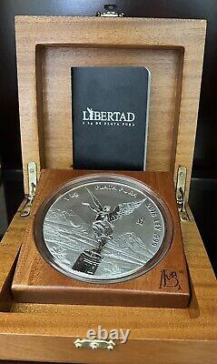 2018 Libertad 1 Kilo Mexico Silver Reverse Proof. Only 1000 Mintage