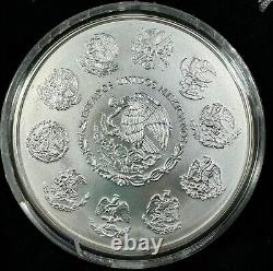 2018 -MO Mexico City Mint 1 Kilo Silver Libertad Cracked Capsule