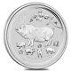 2019 10 Kilo Silver Lunar Year Of The Pig Bu Australian Perth Mint In Cap