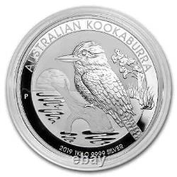 2019 Australia 1 kilo Silver Kookaburra BU