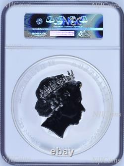 2019 Australia Lunar Year of the PIG 1 Kilo Gemstone Silver $30 Coin NGC MS 70