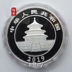 2019 China Panda 1 Kilo Silver Coin BOX and COA