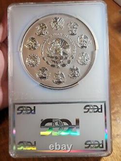 2019 Mexico 1 Kilo Silver Libertad Proof LikE PCGS MS68 PL, rare type not many