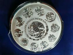 2019 Mexico 1 kg Kilo Kilogram Silver Libertad withBox & COA Mintage 500 coins