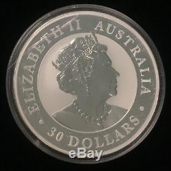 2019 Silver Australian Kookaburra $30 Coin, 1 kilo. 9999 Pure Silver