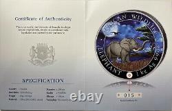 2019 Somalia 1 Kilo Silver African Elephant Coin PCGS MS-69