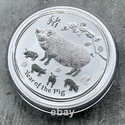 2019 Year of the Pig Australia Kilo coin 32.15 oz. 999 Silver