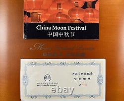 2019Z Moon Festival 1 Kilo Silver Panda Blood Moon Edition NGC PF70 UC FDOI