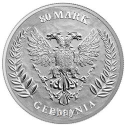 2020 1 Kilo Silver 80 Mark GERMANIA Coin, 100 Minted