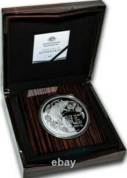 2020 Australia 1 Kilo Silver Lunar Year of the Rat Proof (NEW) Only 100 Minted