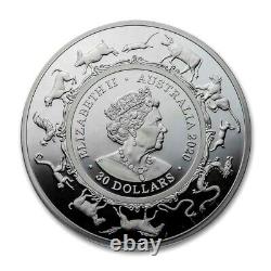 2020 Australia 1 Kilo Silver Lunar Year of the Rat Proof (NEW) Only 100 Minted