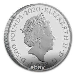 2020 Great Britain Elizabeth II Silver Proof James Bond 007 500 Pounds Kilo