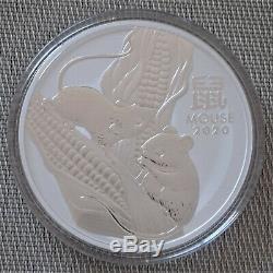 2020 Lunar Mouse 1 Kilo Silver Coin