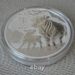 2020 Lunar Ox 1 Kilo Silver Coin