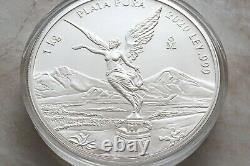 2020 Mo MEXICO 1 KILO SILVER LIBERTAD, LIMITED MINTAGE OF 500 COINS. 999 SILVER