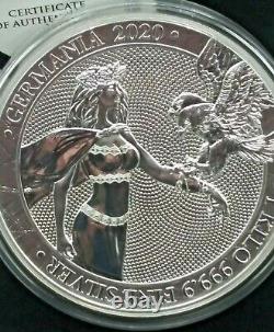 2020 Silver Kilo 80 Mark GERMANIA Coin Lady Germania (#29 of only 100 mint)