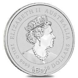 2021 1 Kilo Silver Lunar Year of The Ox BU Australian Perth Mint In Cap