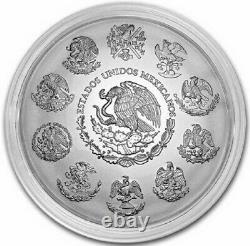 2021 1 Kilo Silver MEXICAN LIBERTAD BU Coin 500 Pieces Minted