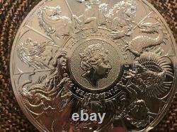 2021 1 kilo silver 500 pounds GREAT BRITAIN QUEENS BEAST COLLECTION COMPLETER C