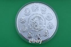 2021 $100 Mexico Aztec Calendar 1 Kilo Silver Proof-Like Coin LOW MINTAGE Of 200
