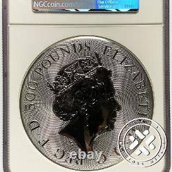 2021 £500 Ngc Ms69 1 Kilo Silver Coin Great Britain Queen's Beasts Completer