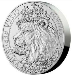 2021 $80 Niue CZECH LION BU 1 Kilo Silver Coin In Capsule