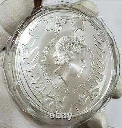 2021 $80 Niue CZECH LION BU 1 Kilo Silver Coin In Capsule