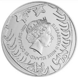 2021 $80 Niue CZECH LION BU 1 Kilo Silver Coin In Capsule